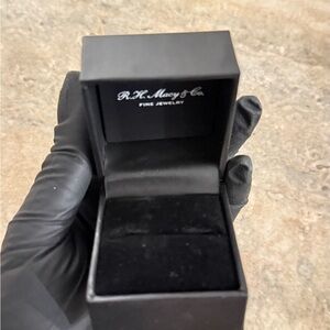 Macy's Elegant Black Jewelry Box